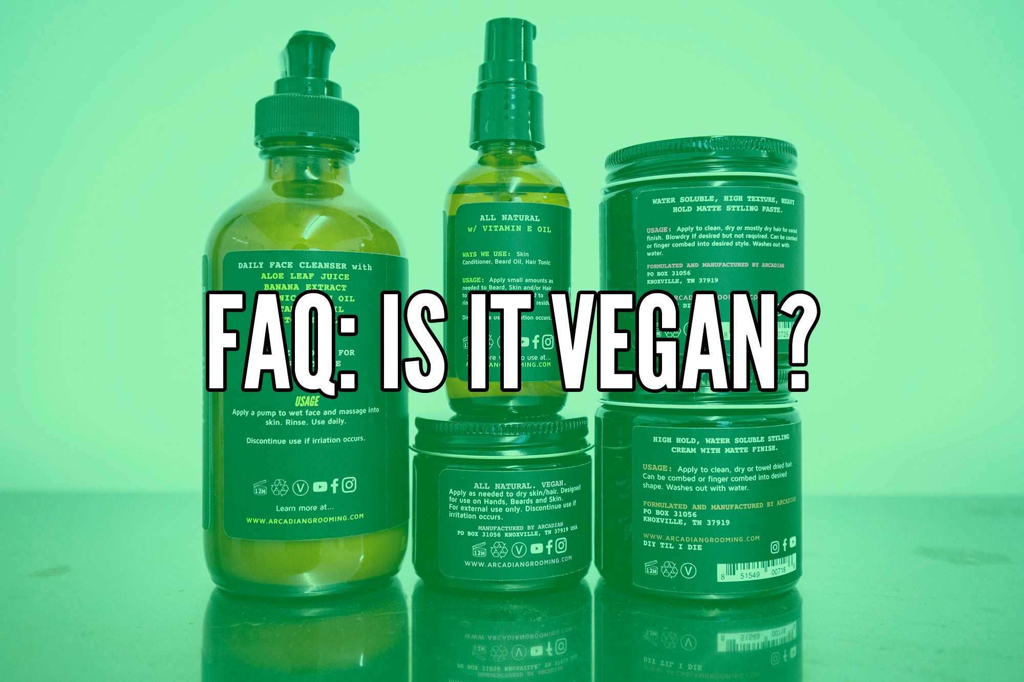 FAQ: Vegan since 2016ish