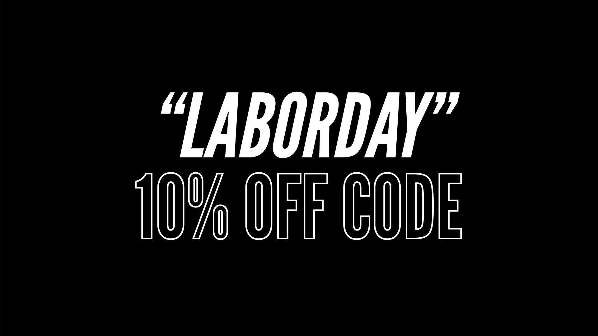 Labor Day Sale