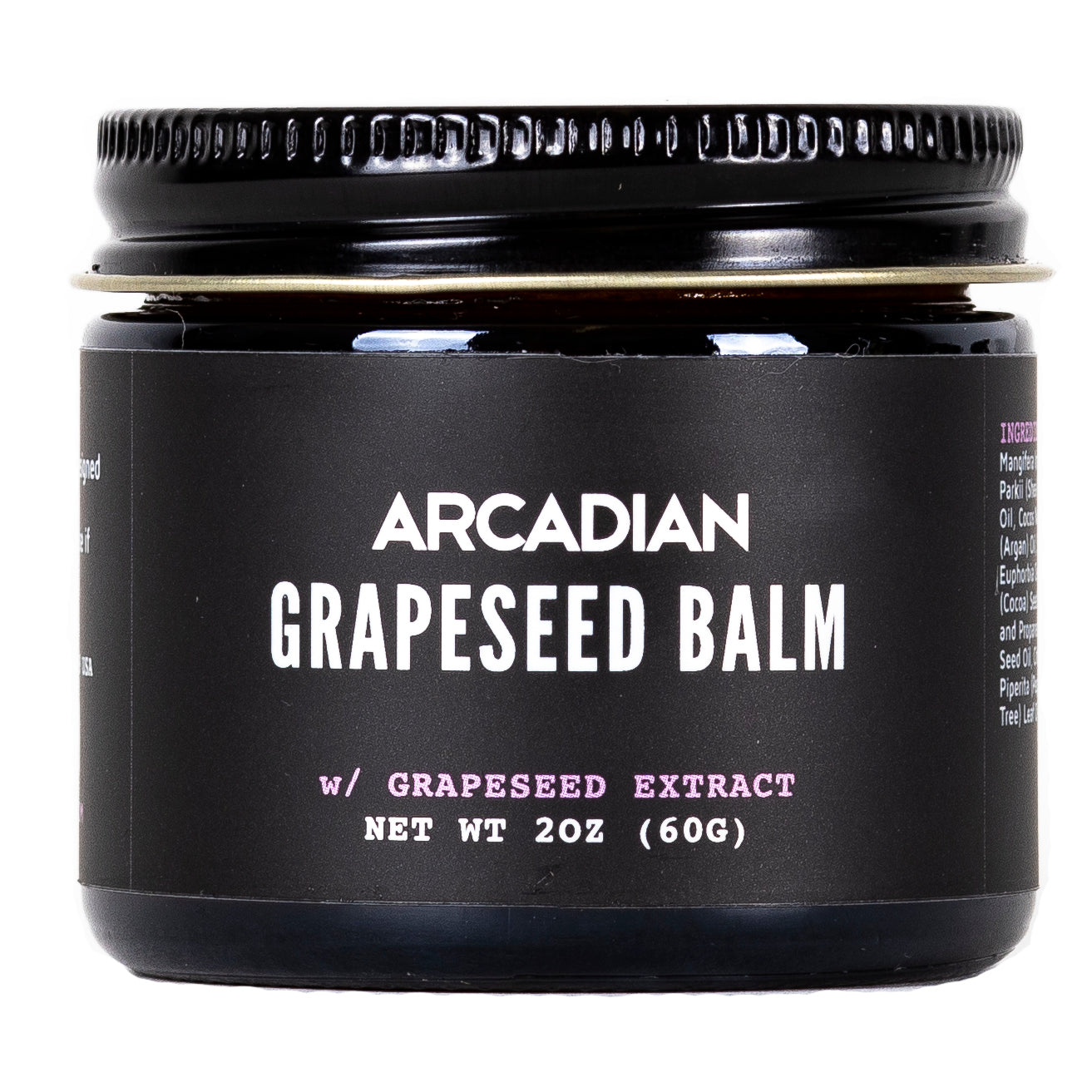 Grapeseed Balm - Arcadian Grooming: Pomade, Beard Care, Men's Grooming Supplies