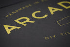Hand Printed Poster w/ Metallic Gold Ink (Limited) - Arcadian Grooming: Pomade, Beard Care, Men's Grooming Supplies