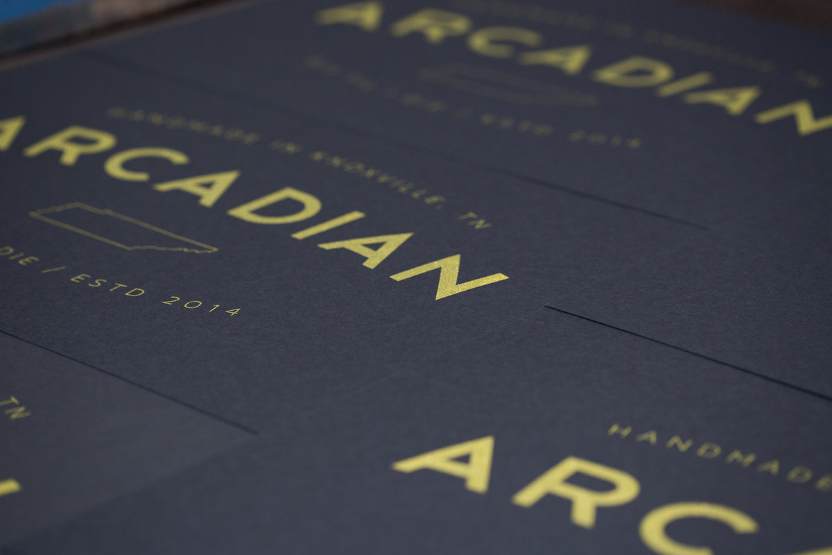 Hand Printed Poster w/ Metallic Gold Ink (Limited)